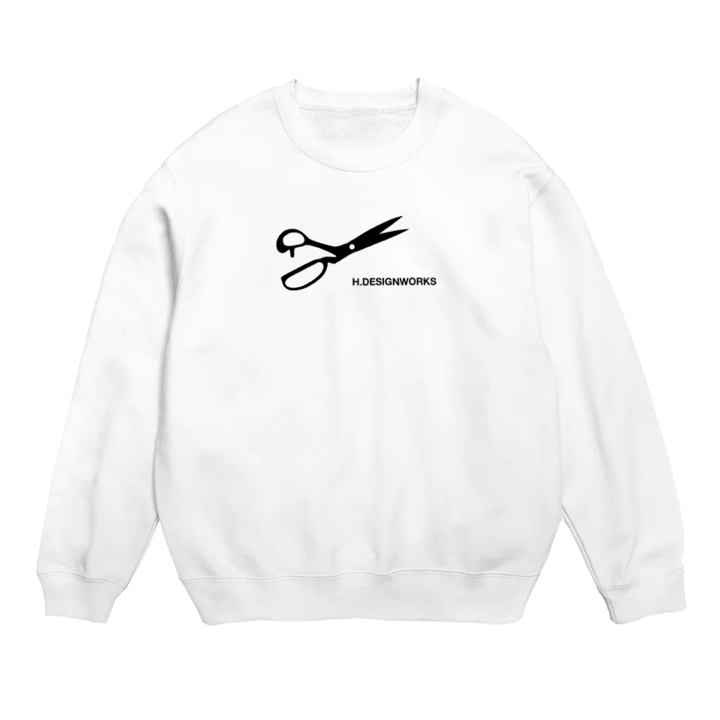 HDWの裁ち鋏 Crew Neck Sweatshirt