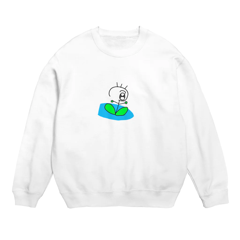 Asnanala(蓮華庵）の波乗りボーイ Crew Neck Sweatshirt