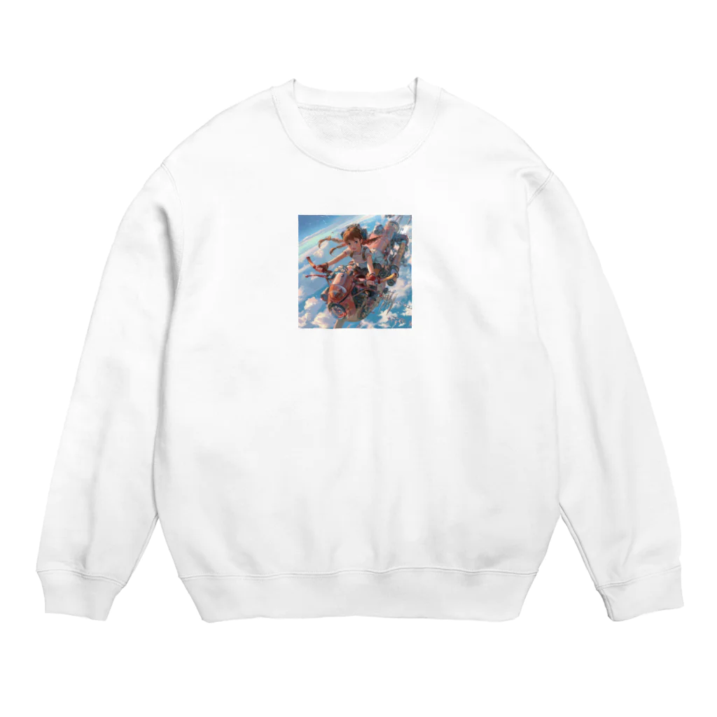 AQUAMETAVERSEのフライングバイク　Tomoe bb 2712 Crew Neck Sweatshirt