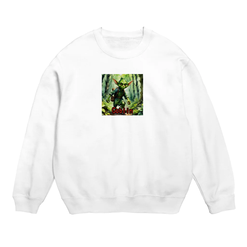 nkbg50のモンスターシリーズ（リアル）：ゴブリン Crew Neck Sweatshirt