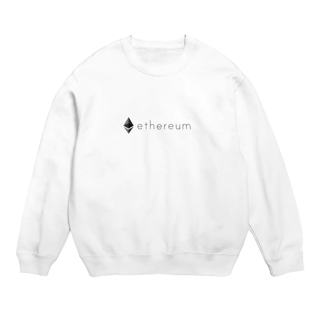 OWLCOIN ショップのEthereum イーサリアム Crew Neck Sweatshirt