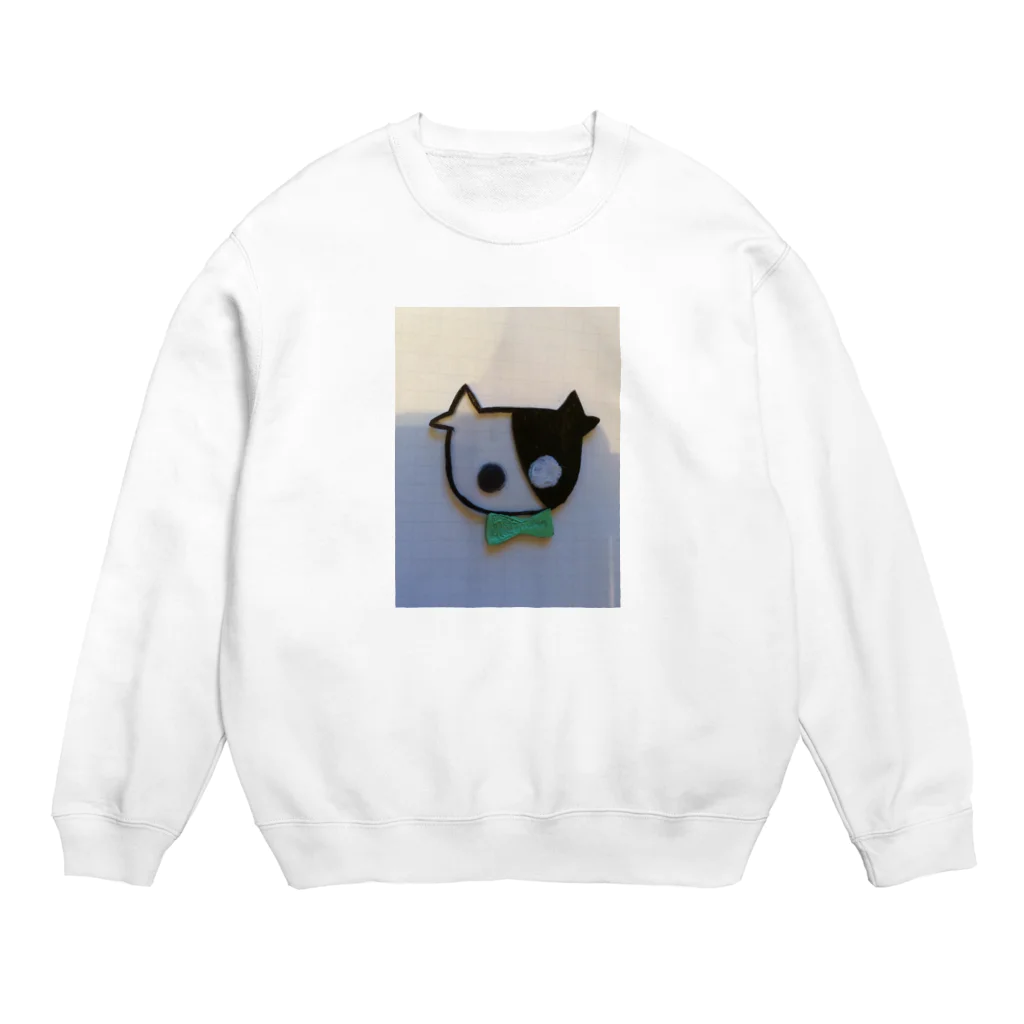 まっくろくろすけのなかまのうしさん Crew Neck Sweatshirt