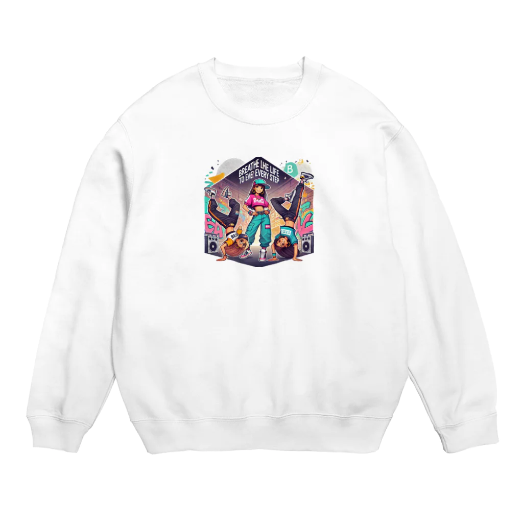 CHOCOLATEAの「ステップ一つ一つに命を吹き込む」 Crew Neck Sweatshirt