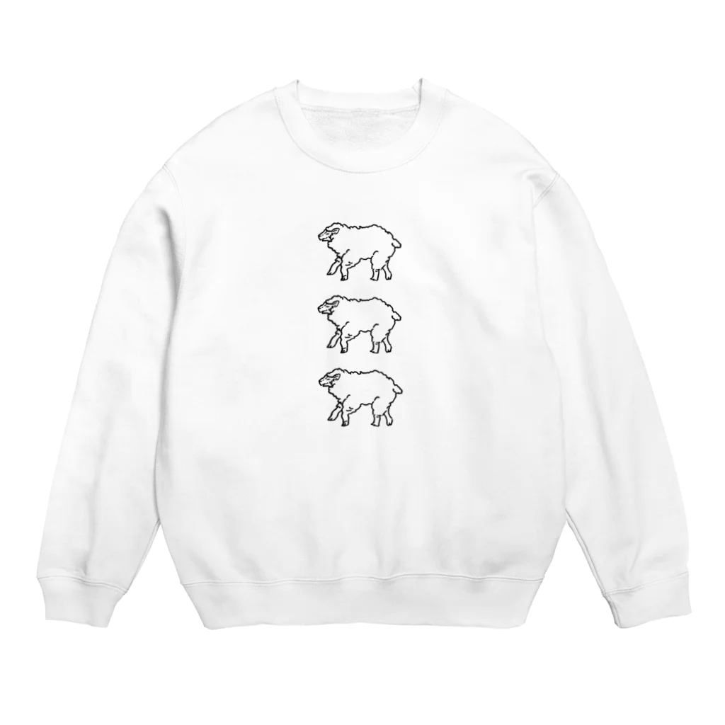 blue donutsの今晩はお邪魔します Crew Neck Sweatshirt