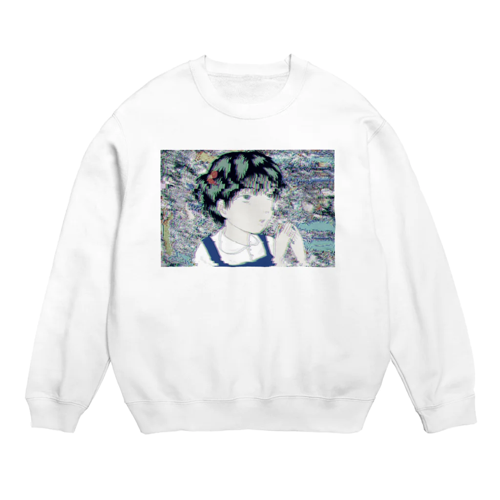 お茶の間デジタルKIDSのまねっこどうぶつ Crew Neck Sweatshirt