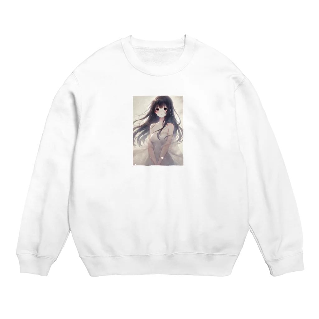 yudai666の儚い少女 Crew Neck Sweatshirt