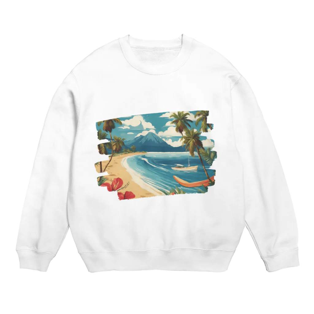 はちみつあめの常夏リゾート Crew Neck Sweatshirt