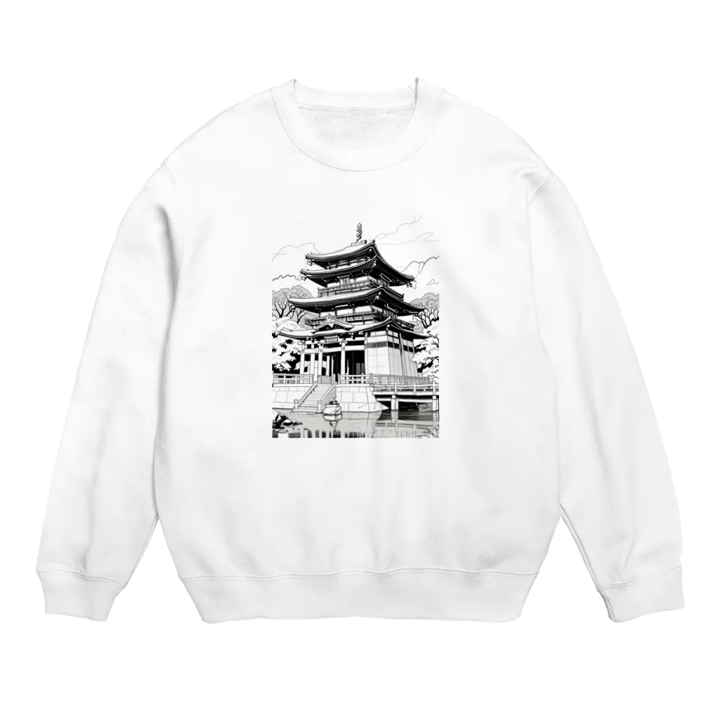 ZZRR12の和の風景 Crew Neck Sweatshirt