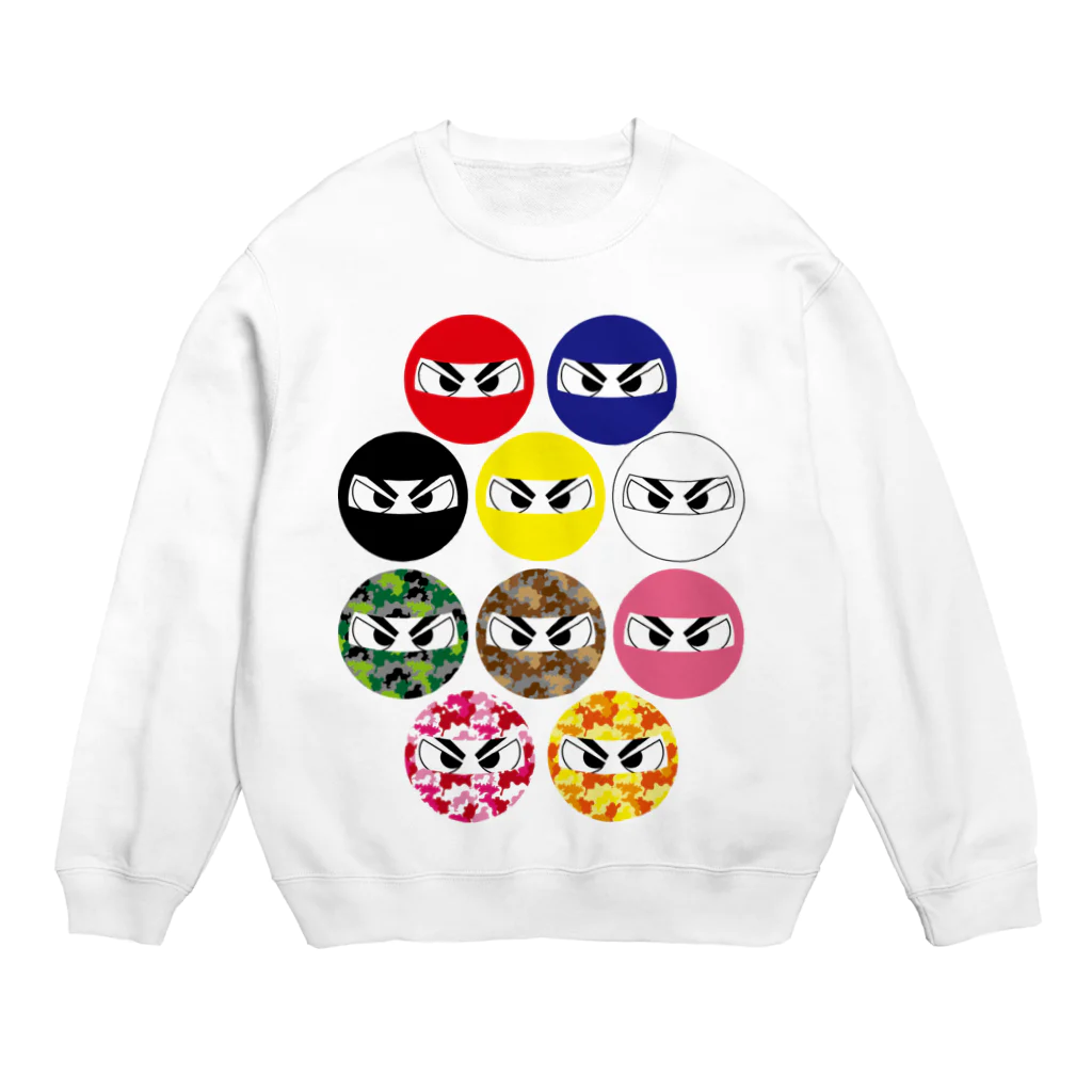 Tossy's colorの【忍び】忍び集合 Crew Neck Sweatshirt