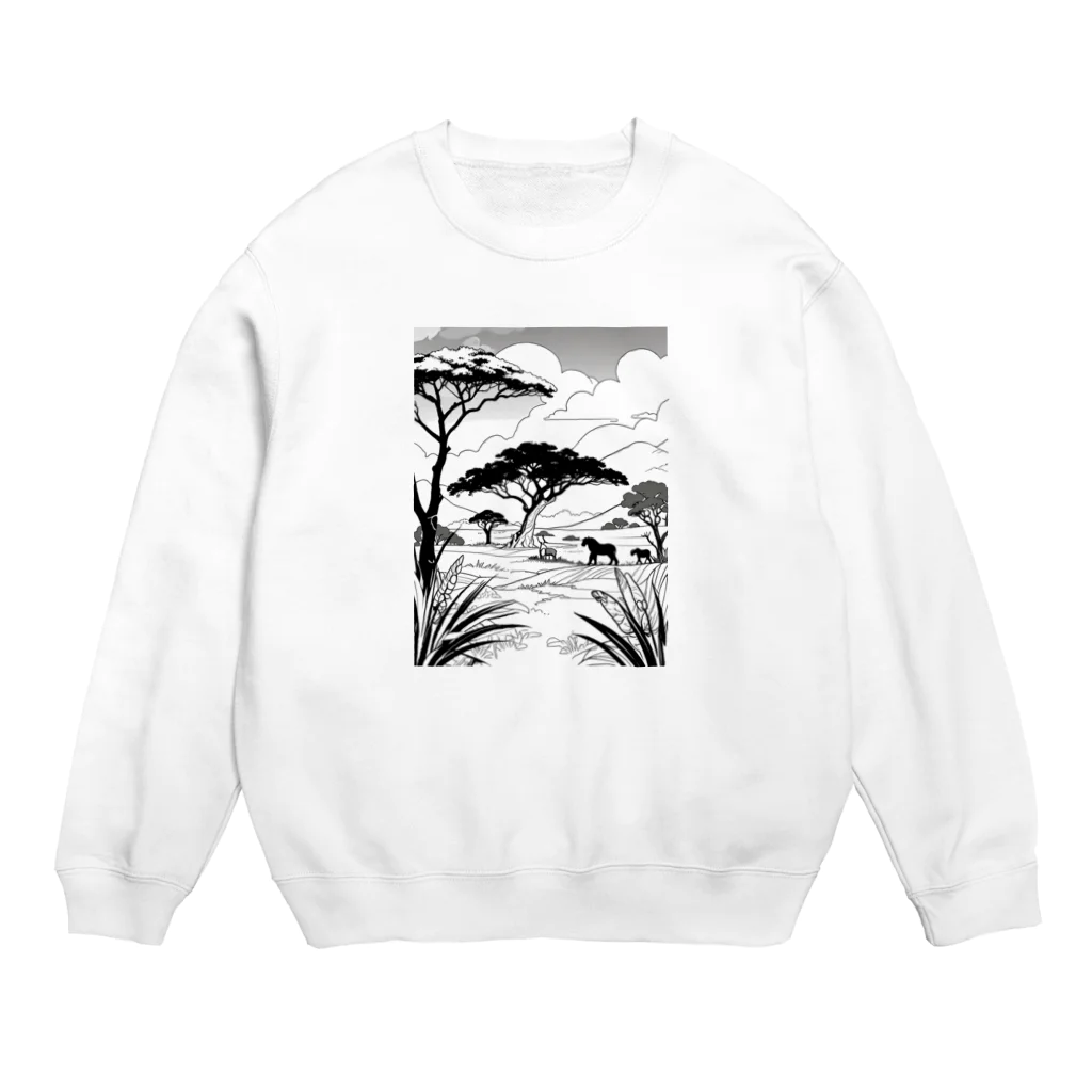 ZZRR12のサファリ Crew Neck Sweatshirt