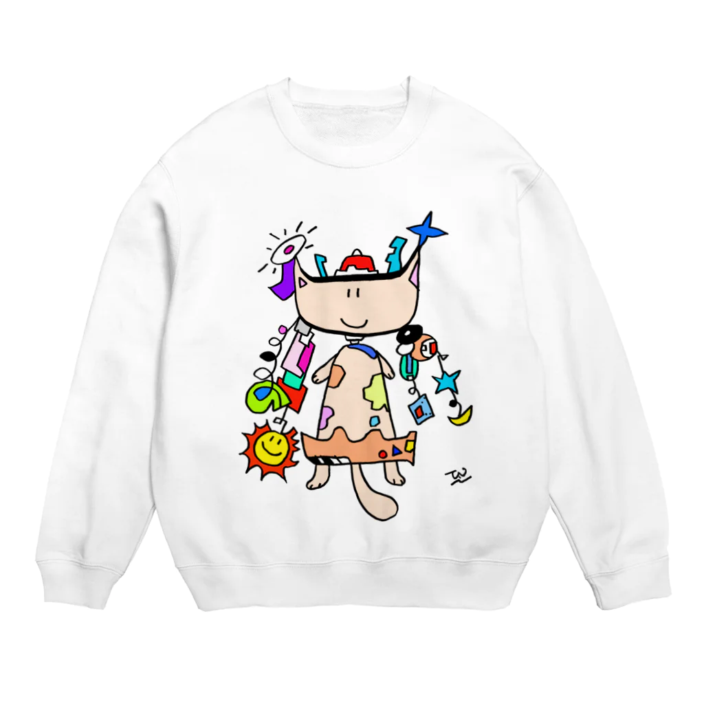 peace11newsのにゃんが選ぶ気まぐれバカンス必須アイテム2024 Crew Neck Sweatshirt