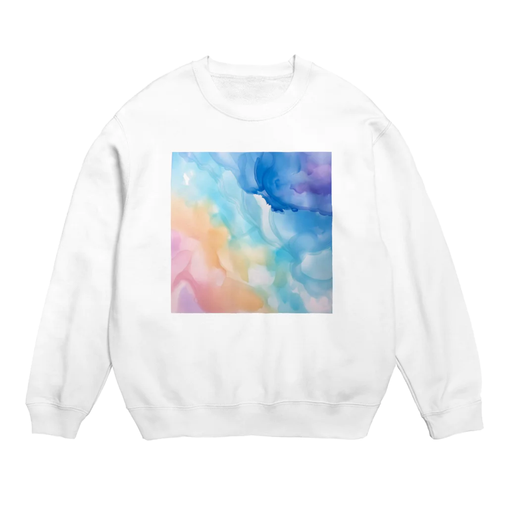 chan-takehaniの夢幻のカラーパレット Crew Neck Sweatshirt