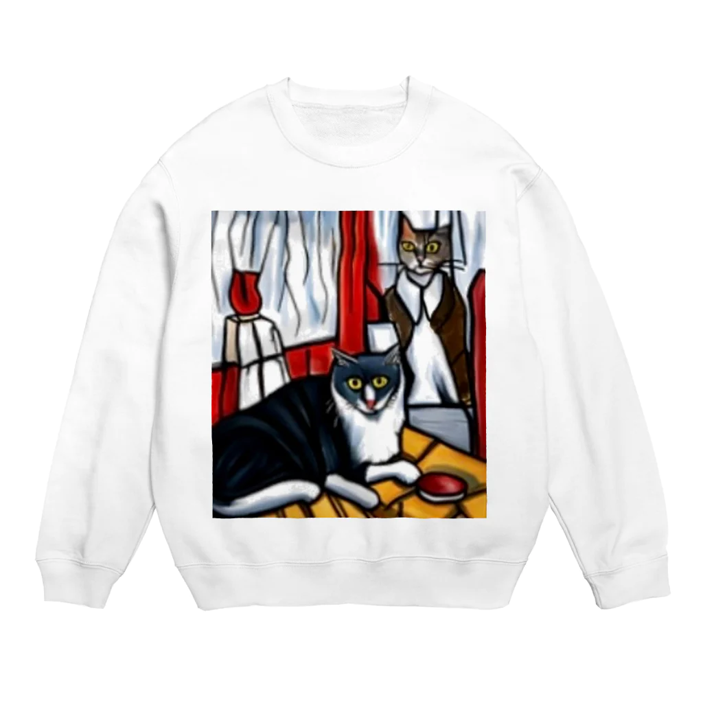 Ppit8の名探偵の秘密基地 Crew Neck Sweatshirt