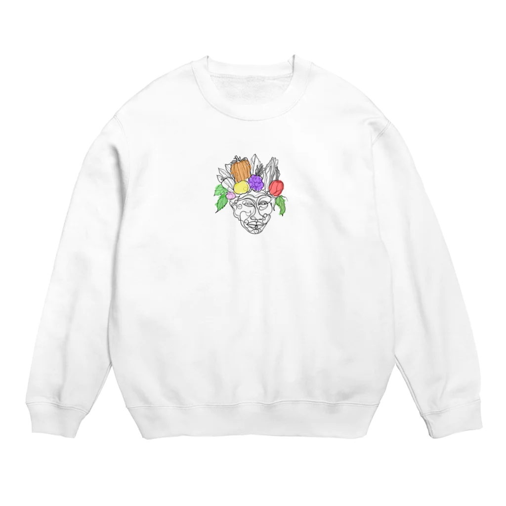 A-KdesignのArcimboldo風 Crew Neck Sweatshirt