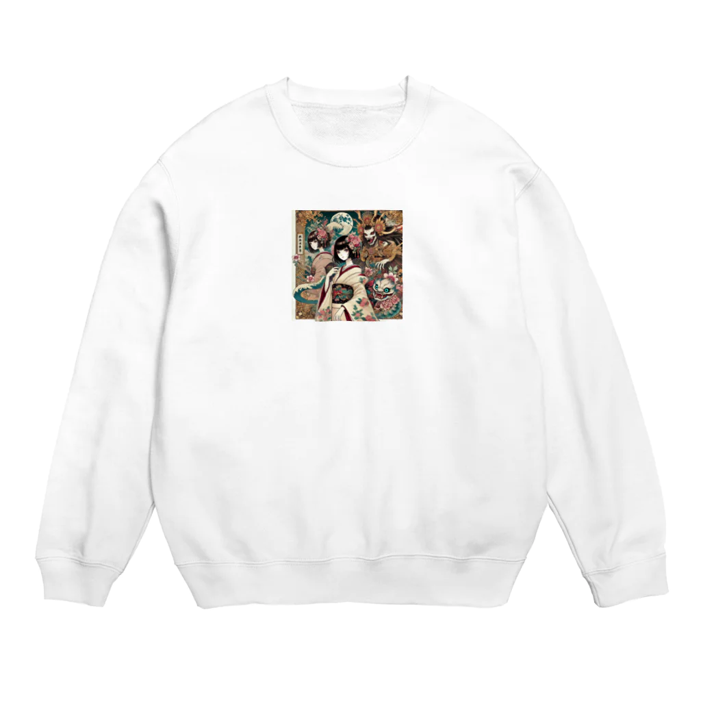 かるるんショップの少女と３つのしもべシリーズ Crew Neck Sweatshirt