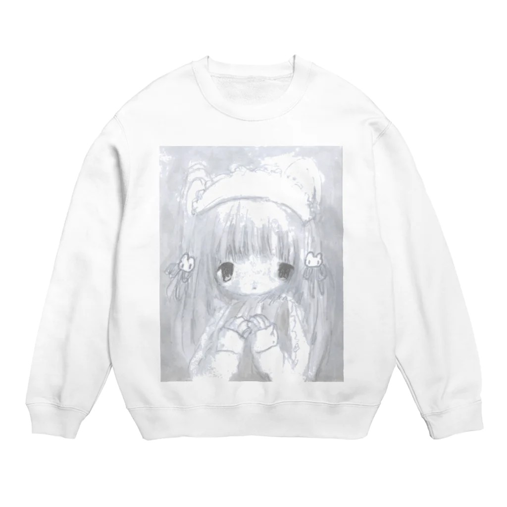 「ごめん々ね 」と言っのきのうの星が瞬く窓 Crew Neck Sweatshirt