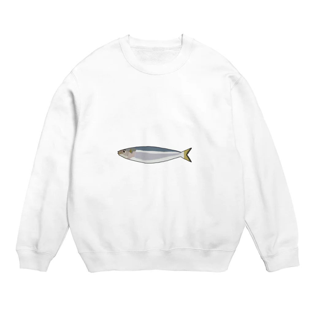 M.foxの暇つぶstoreのいわし。 Crew Neck Sweatshirt