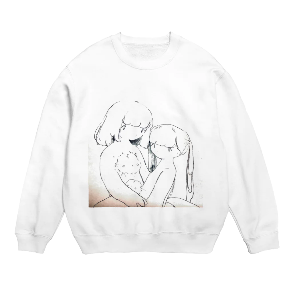 🌥のおぼえていてね Crew Neck Sweatshirt