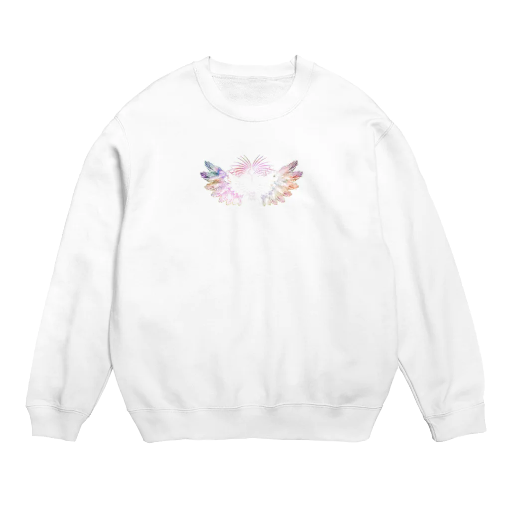 Hiromiの光の翼 Crew Neck Sweatshirt