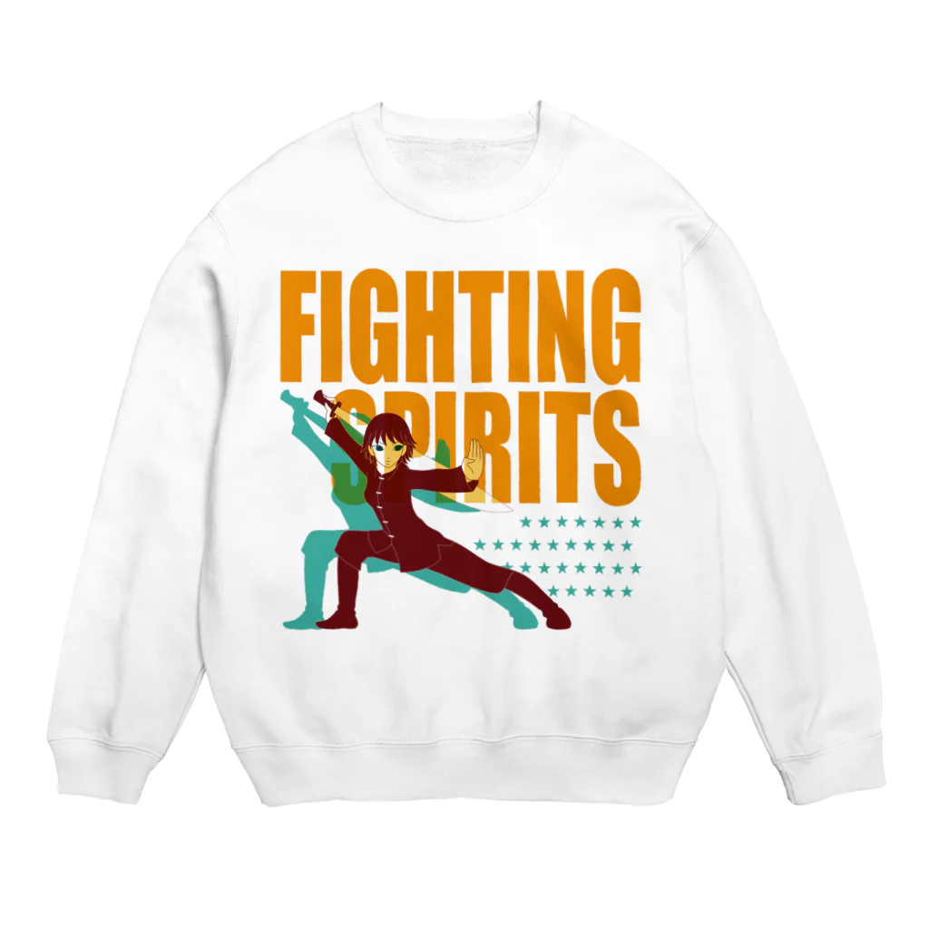 KOHAKUMARUの戦う少女～FIGHTING SPIRITS～ Crew Neck Sweatshirt