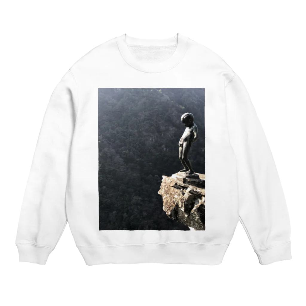 まつうらなおきのしょんべん小僧 Crew Neck Sweatshirt