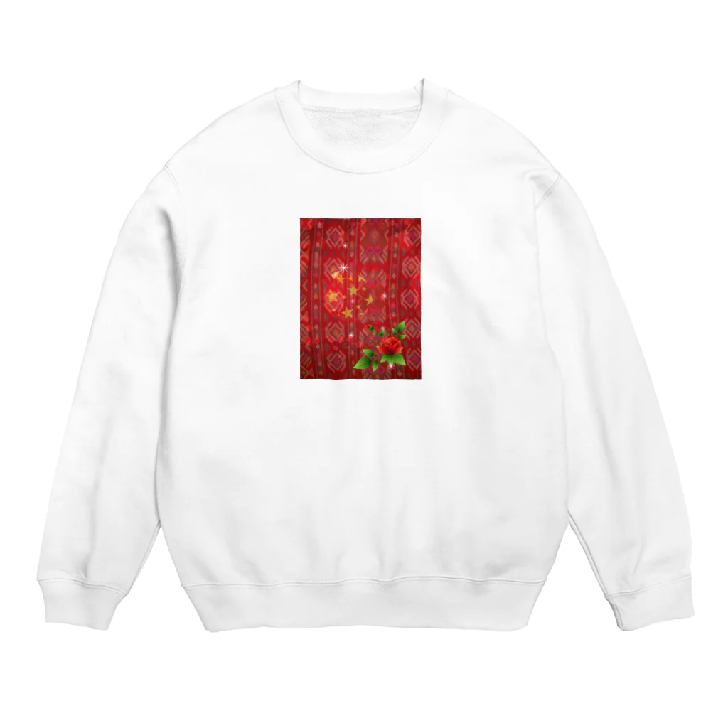 rnwave≠5itemsの「EthnicRose」 Crew Neck Sweatshirt