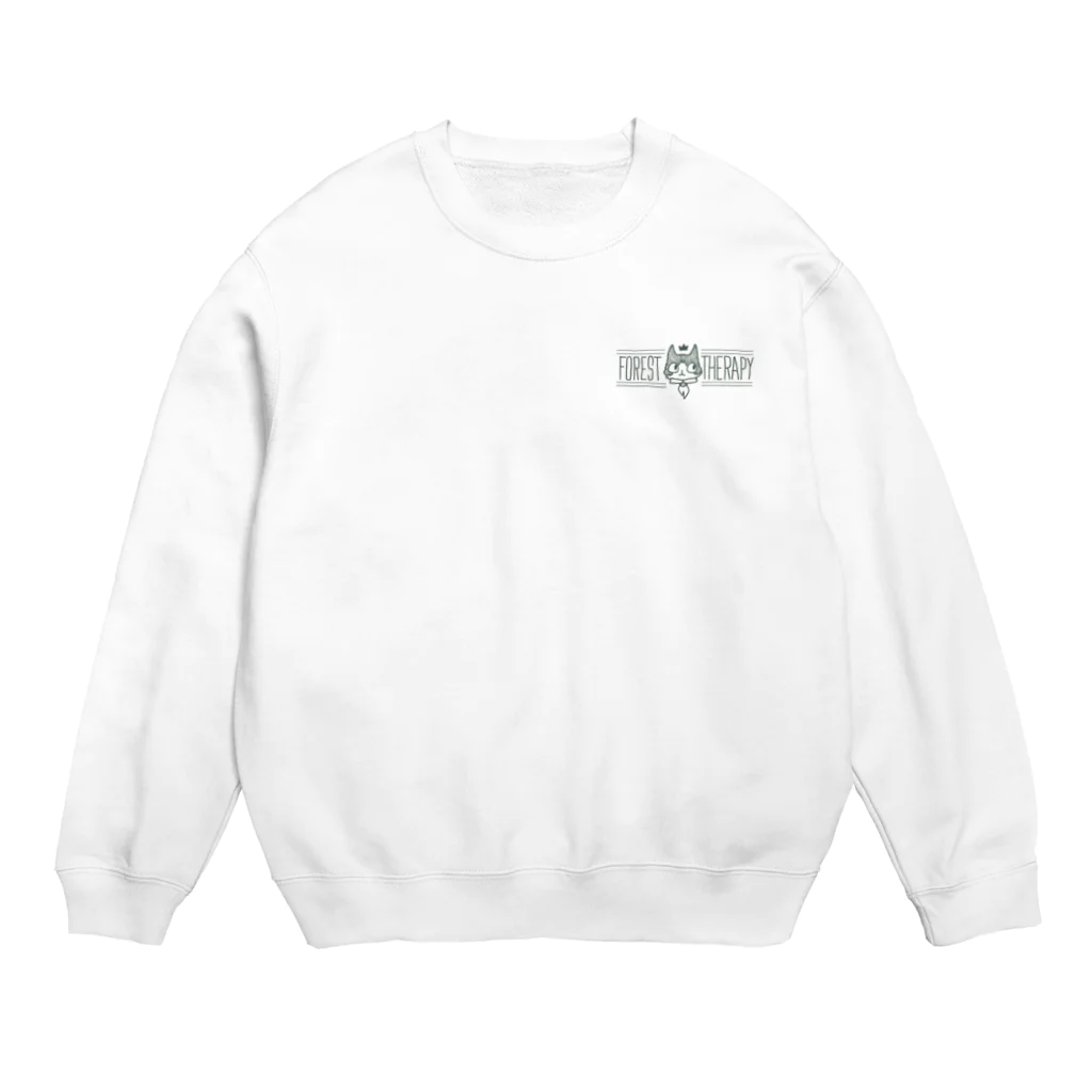 やとりえ-yatorie-のフォレストセラピーハチワレ Crew Neck Sweatshirt