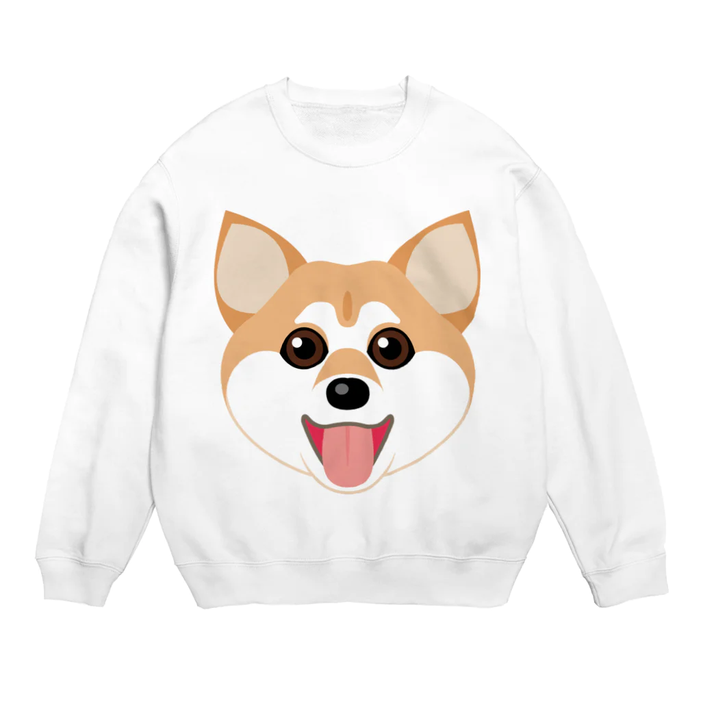 kimchinのかわいい柴犬 Crew Neck Sweatshirt