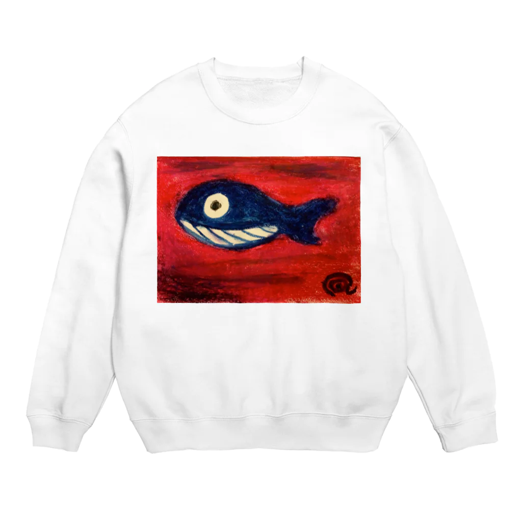 JJJ umaruのくじらのいかり Crew Neck Sweatshirt