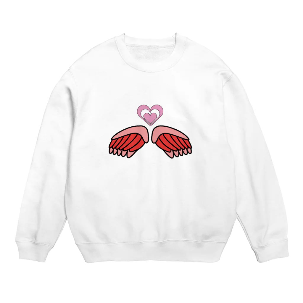 お絵描き看護師のエンジェルイラストグッズ Crew Neck Sweatshirt