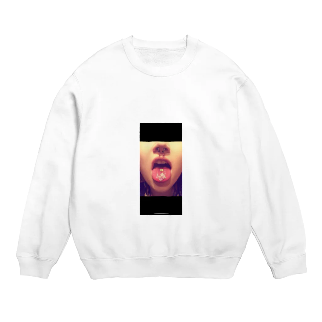 ganjaman420のLSD girl Crew Neck Sweatshirt