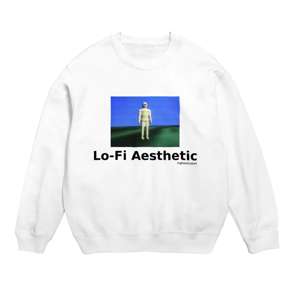 INGKAZENOTANIのLo-Fi  Aesthetic  Crew Neck Sweatshirt