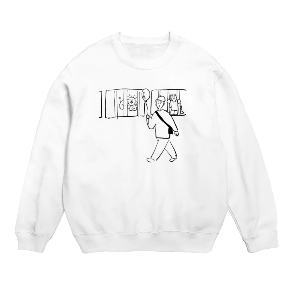 もりかわのとらわれ Crew Neck Sweatshirt