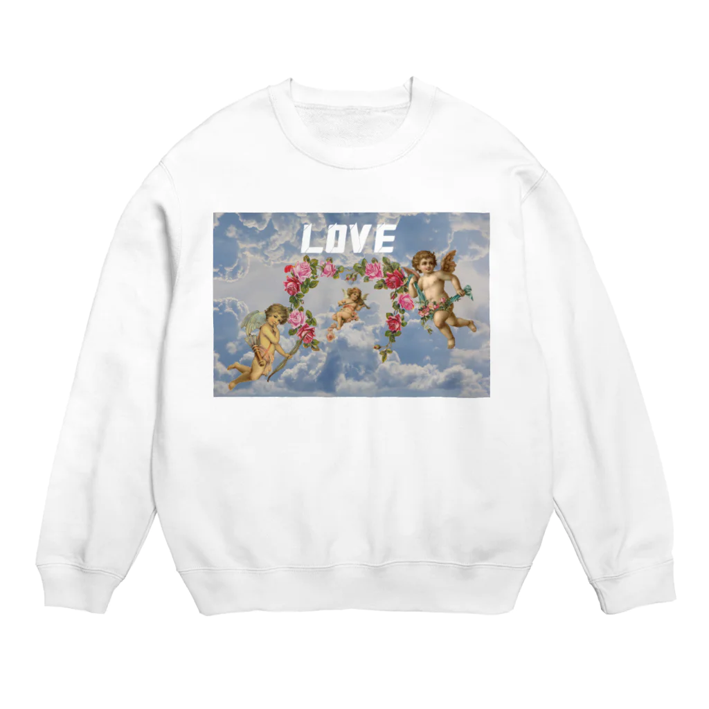 MOEKO Japanの天使 in the sky Crew Neck Sweatshirt