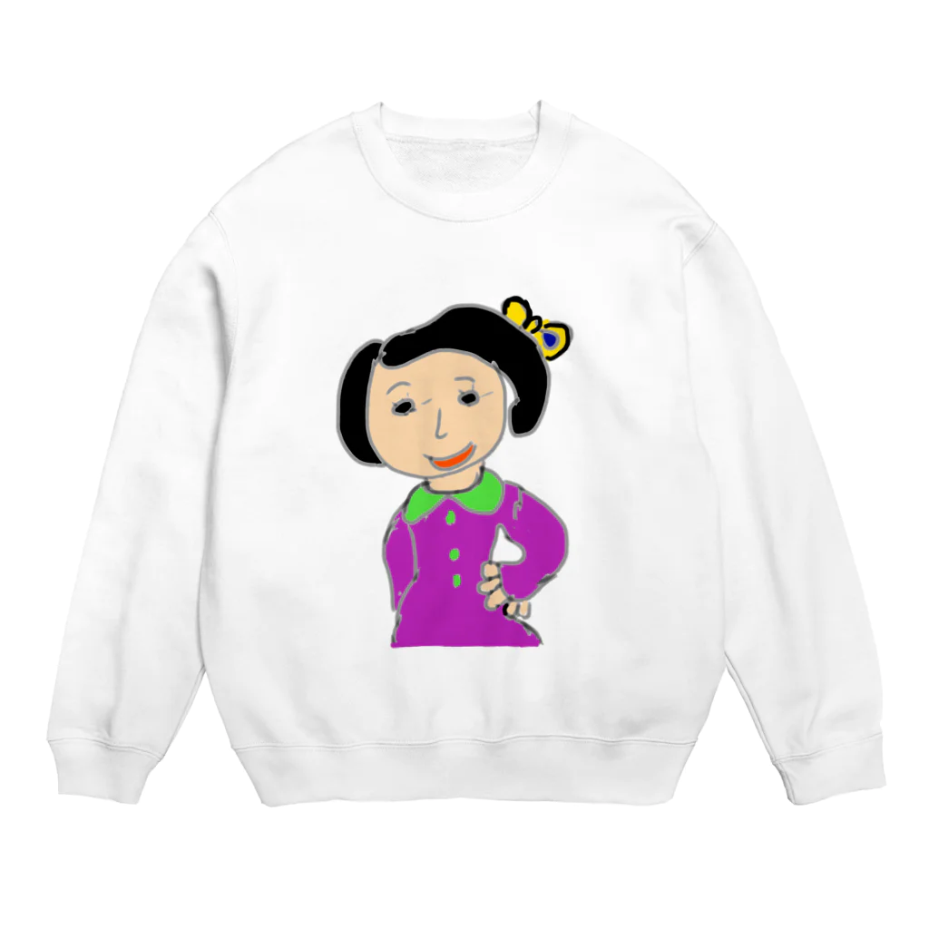 マキオファミリーのぷこちゃん Crew Neck Sweatshirt