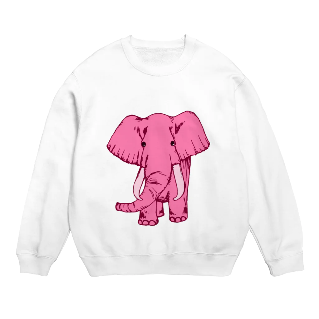 kurouuron＠発売中のPink Elephant Crew Neck Sweatshirt