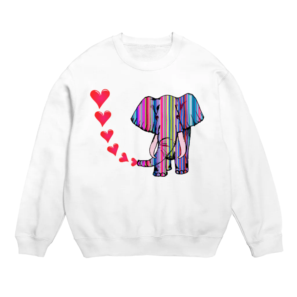 kurouuron＠発売中のColorful Elephant スウェット