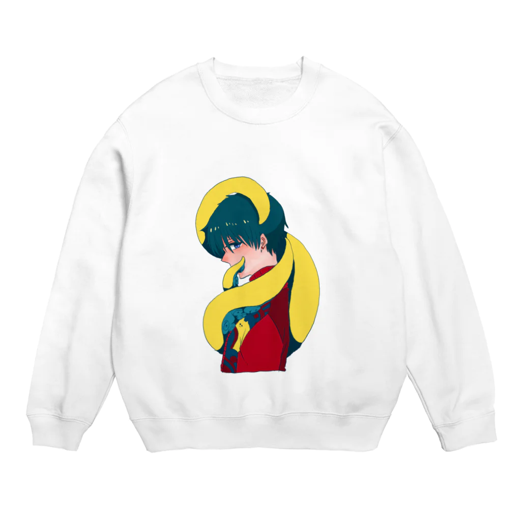 煩悩片栗粉の蛸Ⅲ Crew Neck Sweatshirt