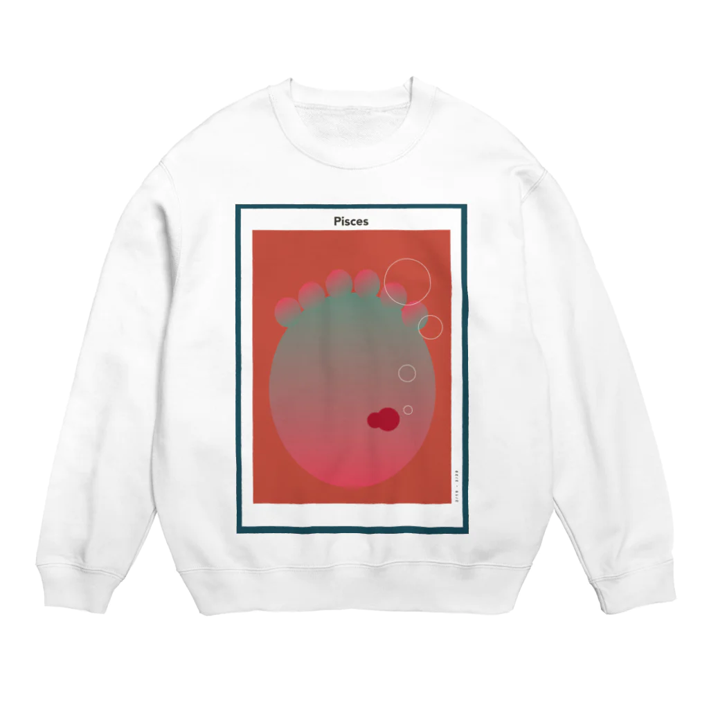 cocoliyのMy horoscope <Pisces> Crew Neck Sweatshirt