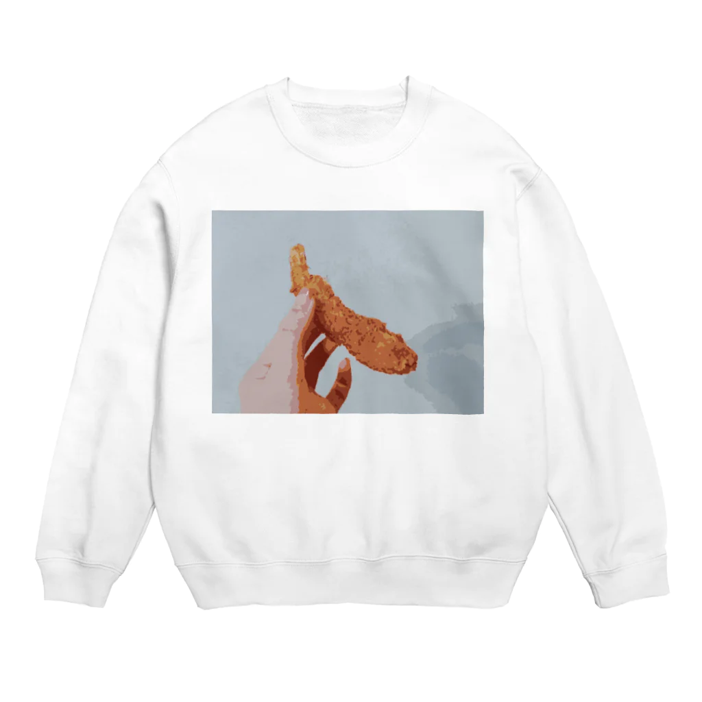 nora_nのえびふりゃ どっと Crew Neck Sweatshirt