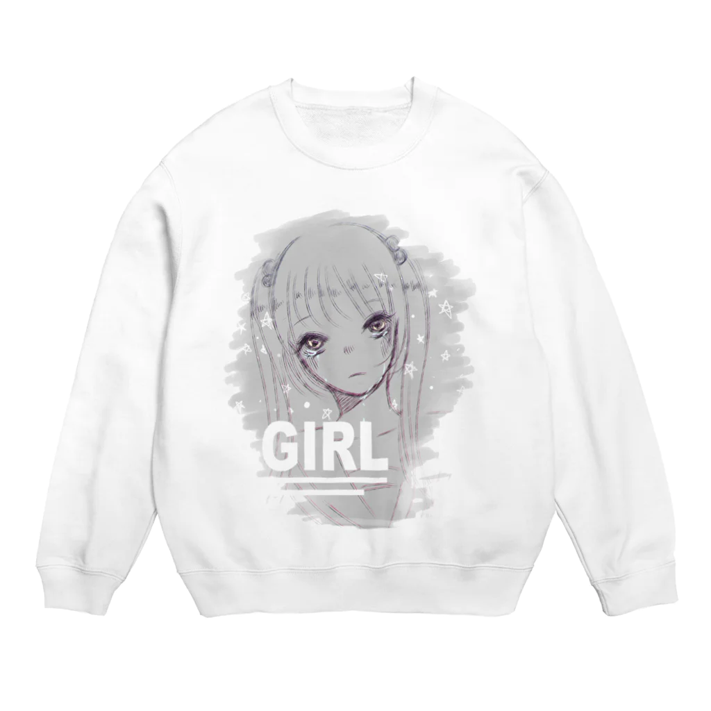 わいやでショップの女の子 Crew Neck Sweatshirt