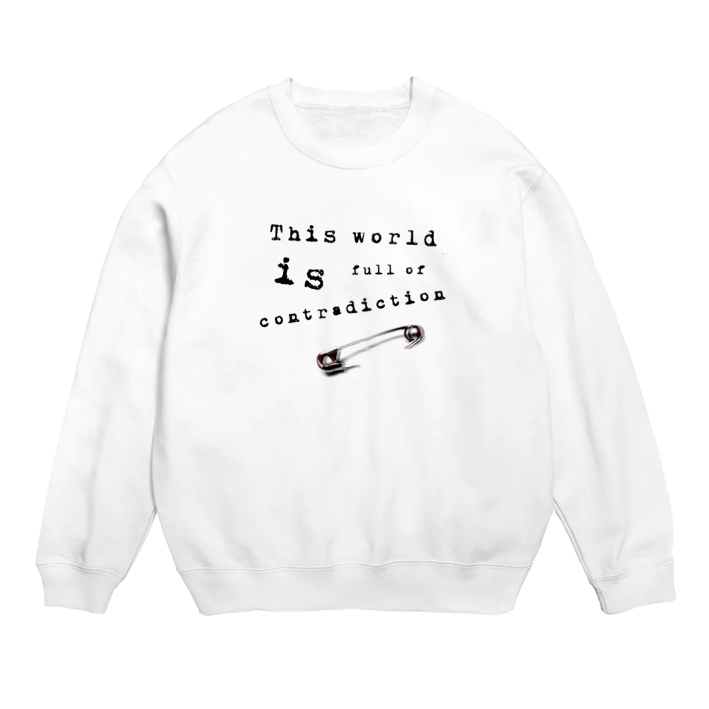 KASIの安全ピン？ Crew Neck Sweatshirt