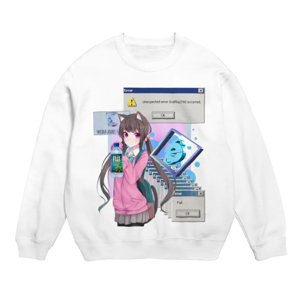 curethomasのvaporwave Crew Neck Sweatshirt