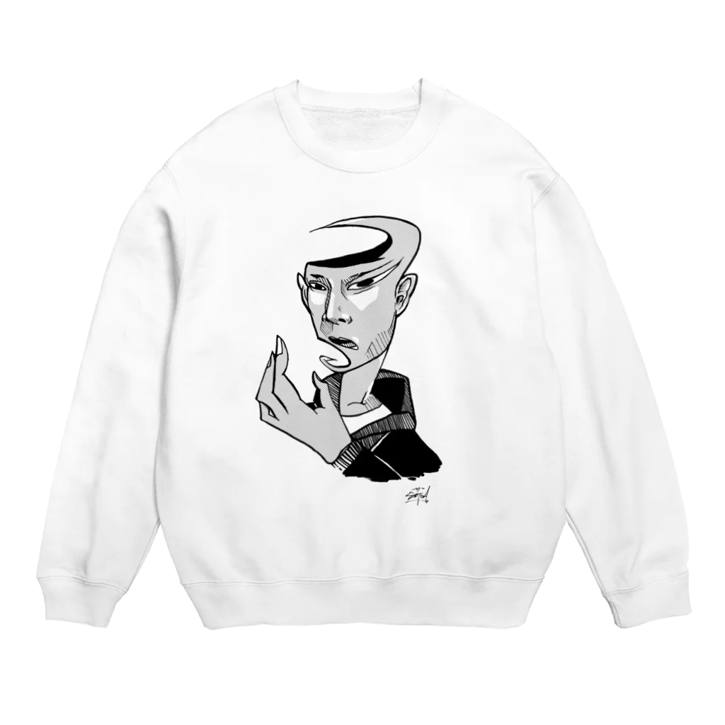 SASAKRECTのSASAKURE COMIC HEADS  Crew Neck Sweatshirt