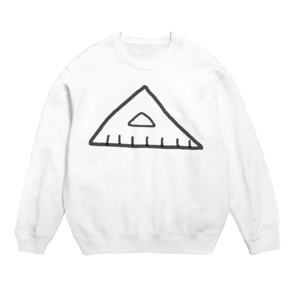 サブカルアイドルパーティーの三角定規 Crew Neck Sweatshirt