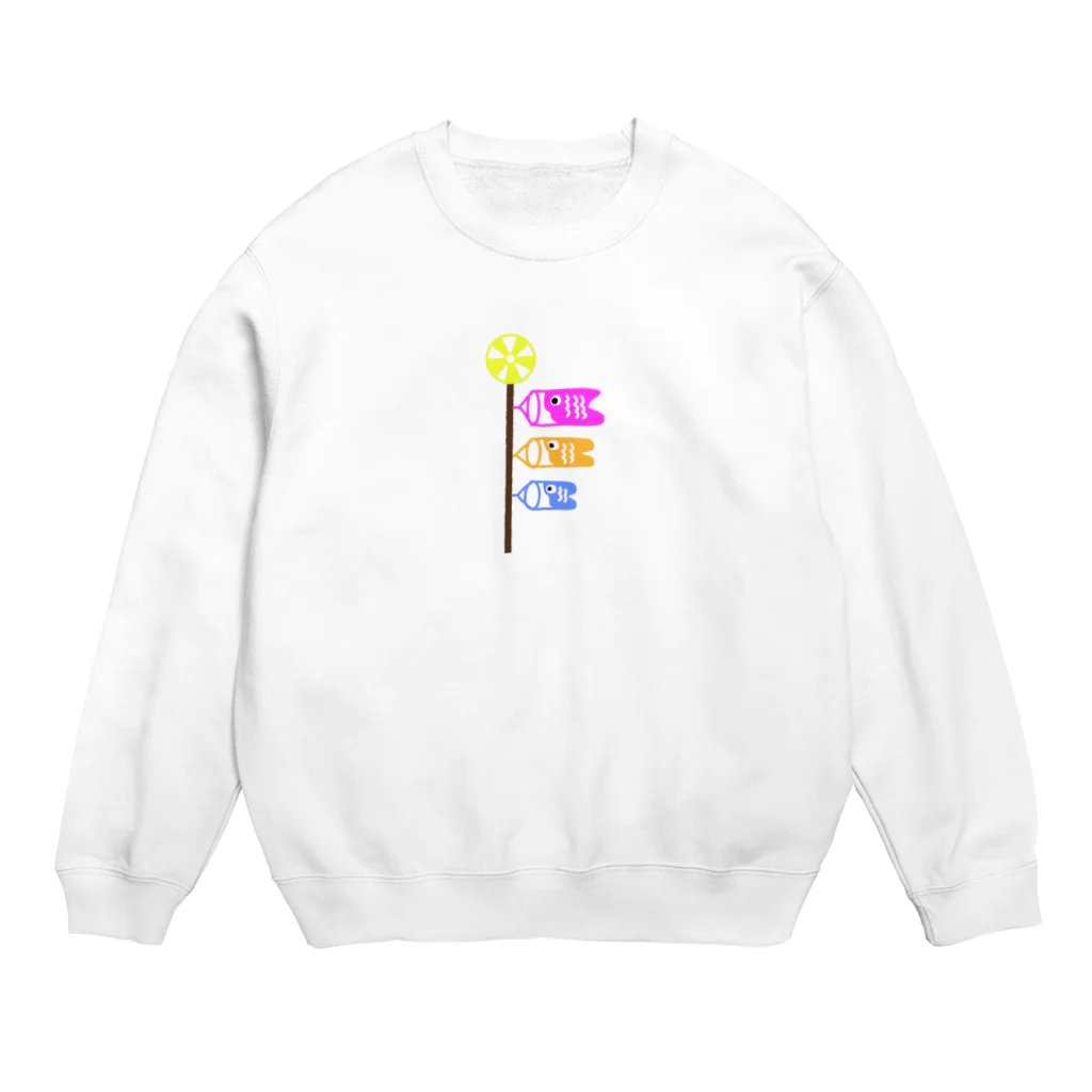 isaisaiisaaのカラフルこいのぼり Crew Neck Sweatshirt