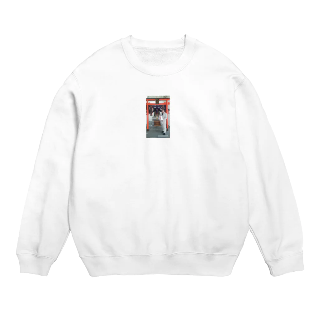 『「反省下痢ラのツイッター新聞」のネットショップ？　２号店』の反省下痢ラ編集長グッズ Crew Neck Sweatshirt