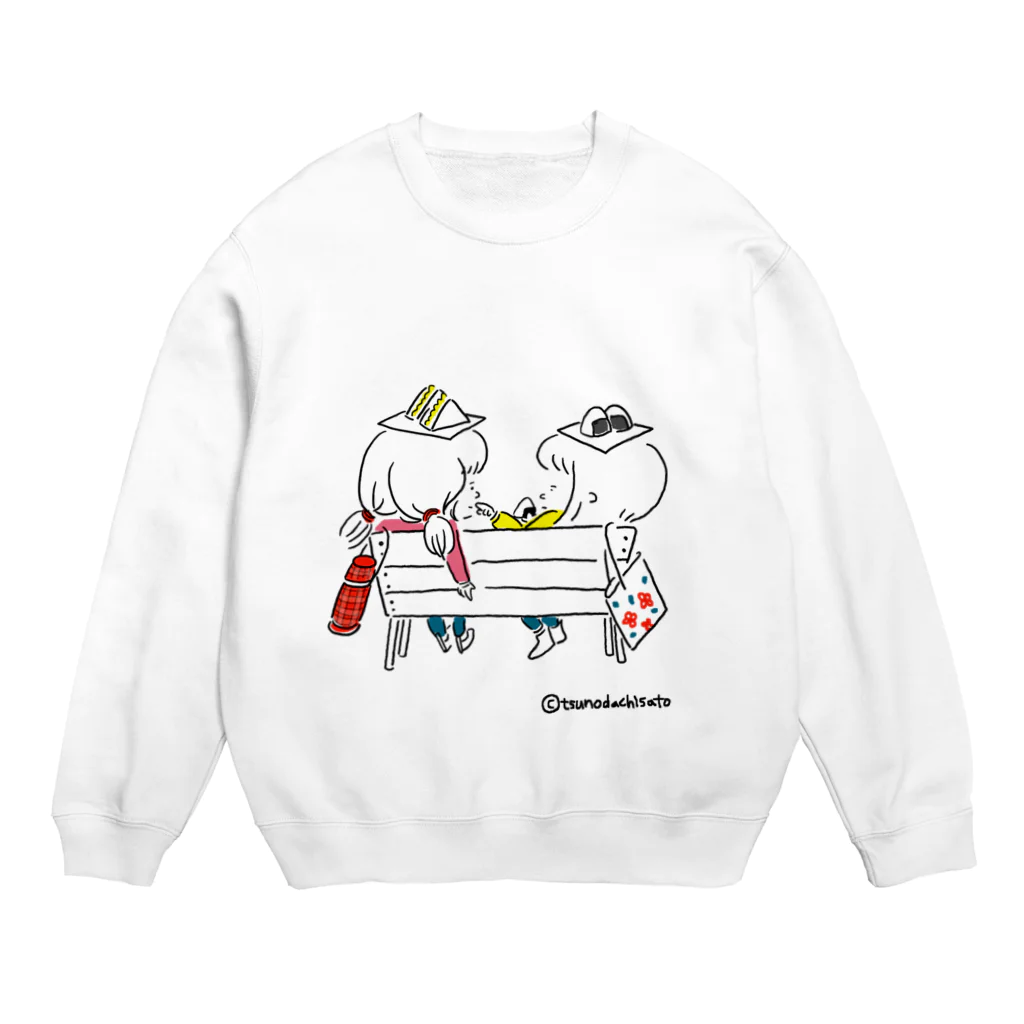 イラストレーター/津野田千里のふたり Crew Neck Sweatshirt