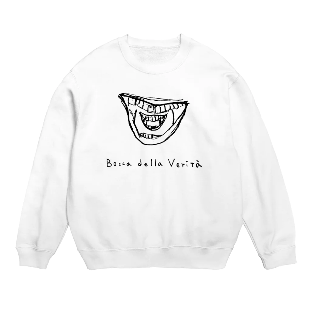 傘場の店の真実の口 Crew Neck Sweatshirt