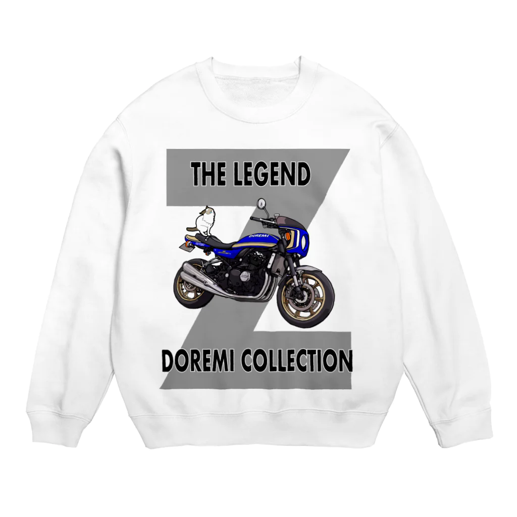 Yoctosec.DesignのDoremi 900RS Blue Cat Crew Neck Sweatshirt